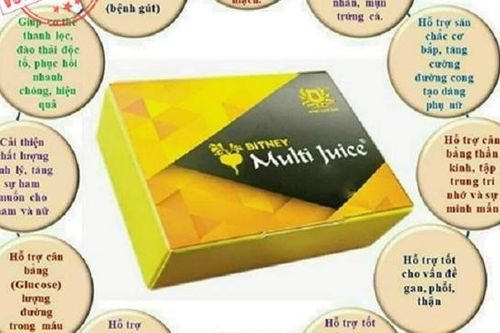 Thổi phồng công dụng sản phẩm Multi Juice và Lucenta