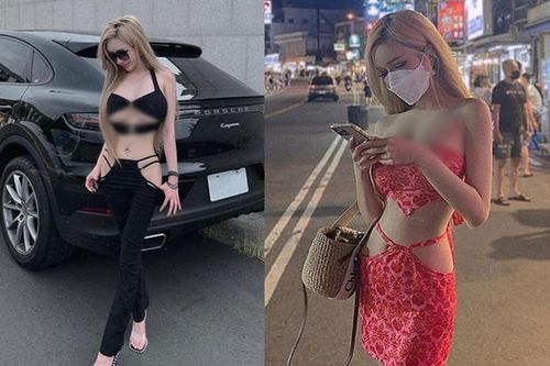 Ngượng chín mặt hot girl mặc hở hết mức khoe vòng 1 'ná thở'