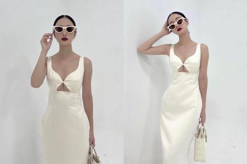 Diện váy khoét sâu, Jun Vũ chứng minh 'dao kéo' thành công