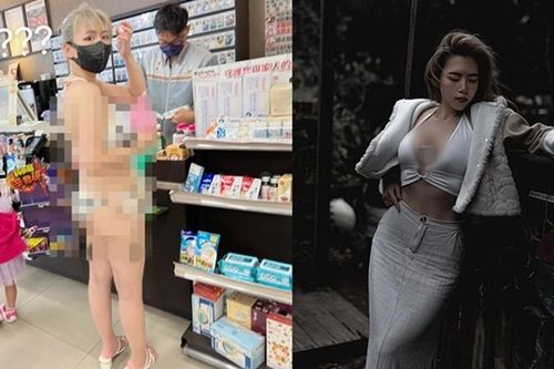 Mặc bikini đi siêu thị, người đẹp Đài Loan hứng 'gạch đá'