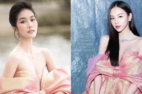 Diện váy trễ vai yêu kiều: Á hậu Phương Anh nóng bỏng, Phí Phương Anh ngọt ngào như tiểu thư
