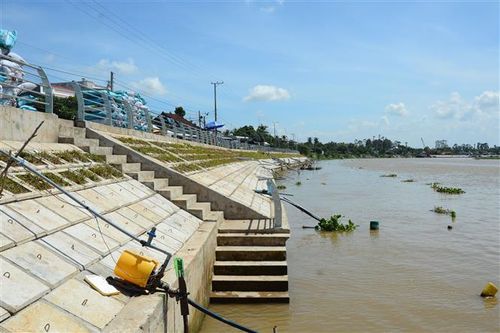 Trà Vinh đầu tư 105 tỷ đồng xây kè chống sạt lở ở thị trấn Cầu Kè