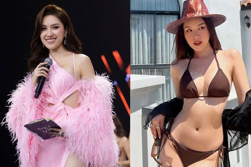 Vẻ gợi cảm của MC song ngữ gây sốt Hoa hậu Hoàn vũ Việt Nam
