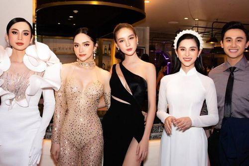 Hương Giang mặc váy xuyên thấu 'đọ sắc' cùng mỹ nhân chuyển giới Thái Lan nhưng lại lép vế