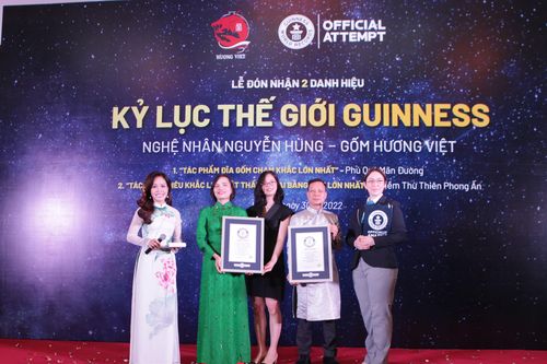 Kỷ lục thế giới Guinness vinh danh gốm Việt Nam