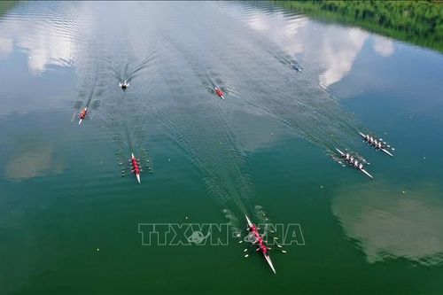Đoàn TP Hồ Chí Minh xếp hạng Nhất giải Đua thuyền Rowing và Canoeing toàn quốc