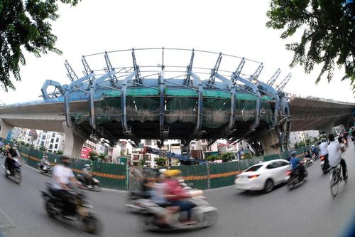 Đường Vành đai 2 Hà Nội trước ngày hợp long nhịp cuối