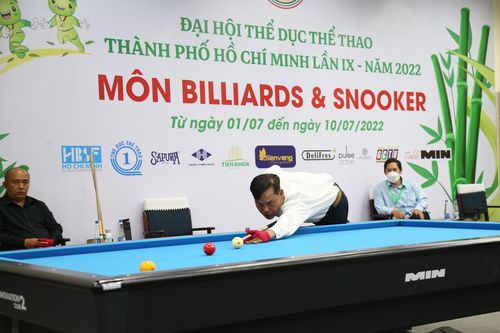 Khởi tranh môn Billiards & Snooker tại Đại hội Thể dục Thể thao TP.HCM 2022