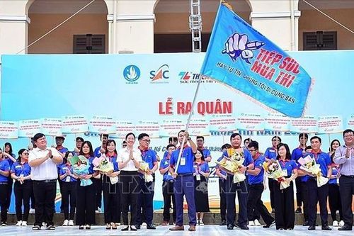 Ra quân tiếp sức mùa thi tại Thành phố Hồ Chí Minh