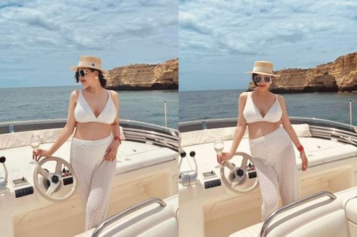Bầu vượt mặt, 'vợ thiếu gia Cocobay' vẫn ăn diện hở bạo khoe dáng