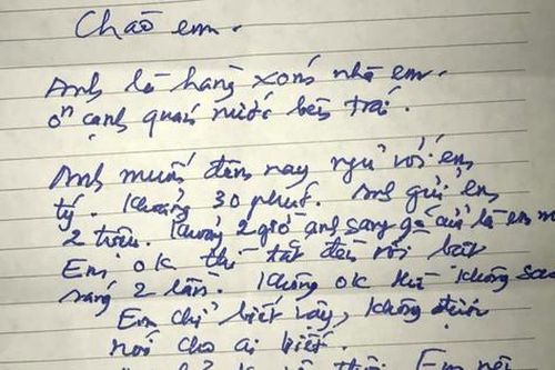 Xôn xao bức thư người đàn ông 'xin ngủ cùng' cô gái trẻ