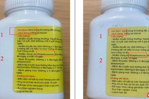 Bộ Y tế cảnh báo thuốc TETRACYCLIN giả bán trên thị trường