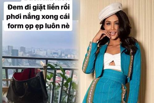 H'Hen Niê khiến dân tình 'bật ngửa' khi để chị gái dùng bàn chải giặt túi hàng hiệu