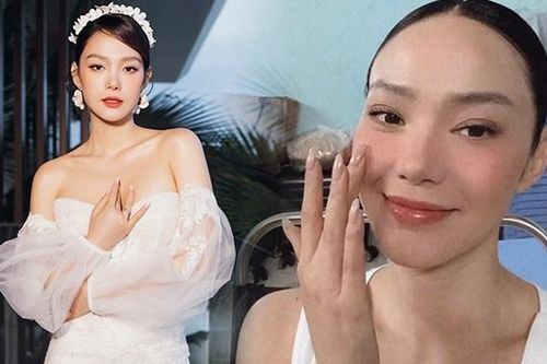 Hậu đám cưới, bận rộn với nhiều dự án, Minh Hằng sụt cân trông thấy