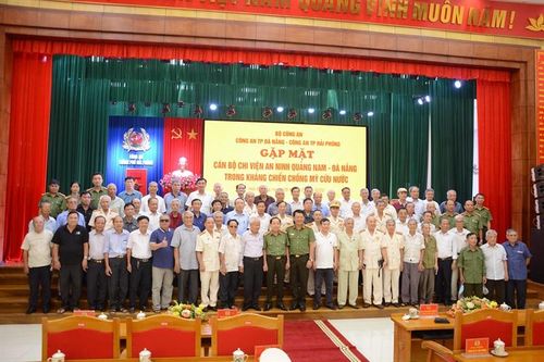 Gặp mặt thân mật cán bộ An ninh Hải Phòng chi viện cho chiến trường Quảng Nam - Đà Nẵng trước 1975