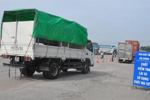 Cao điểm kiểm tra, xử phạt lái xe sử dụng chất ma túy trên địa bàn Hải Dương