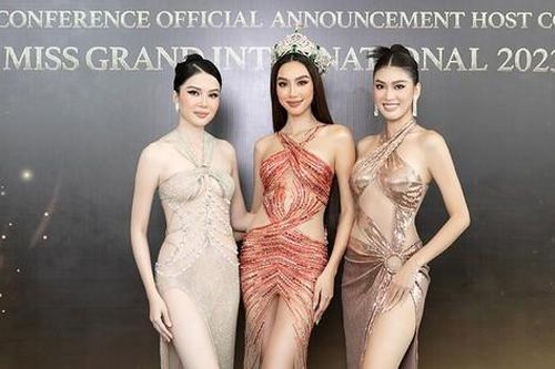 Thùy Tiên và dàn mỹ nhân quyến rũ ở họp báo công bố Việt Nam đăng cai Miss Grand International 2023