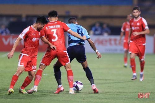 Điểm nhấn trong trận Hồng Lĩnh Hà Tĩnh gặp Viettel trên sân Hàng Đẫy