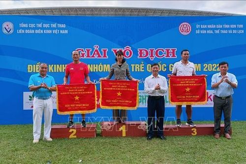 Giải vô địch Điền kinh các lứa tuổi trẻ quốc gia 2022: Hà Nội nhất toàn đoàn