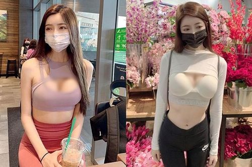 Đỏ mặt hot girl 'thả rông', diện đồ tập phản cảm đi khắp nơi