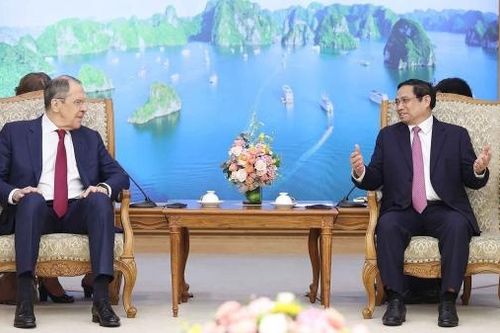 Thủ tướng Phạm Minh Chính tiếp Bộ trưởng Ngoại giao Nga Sergey Lavrov