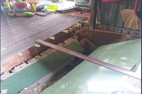 Liên tiếp xảy ra sạt lở tại huyện Châu Phú, An Giang