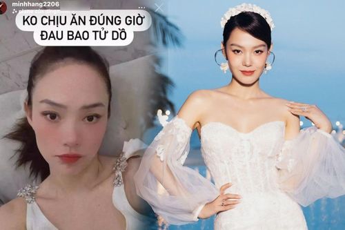 Nhan sắc Minh Hằng hậu đám cưới: 'Bé heo' sụt ký, da mặt cũng kém hoàn hảo hơn