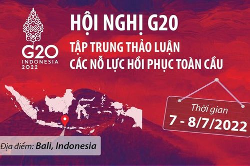 Hội nghị G20 tập trung thảo luận các nỗ lực hồi phục toàn cầu