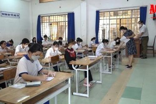 Ngày thi đầu tiên kỳ thi tốt nghiệp THPT năm 2022 tại An Giang diễn an toàn
