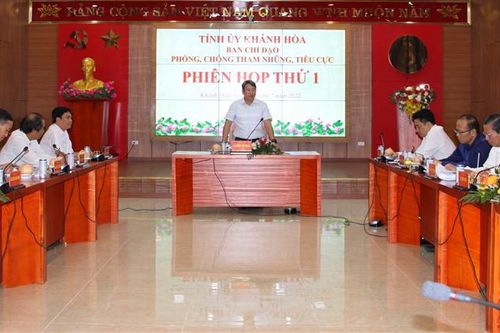 Ban Chỉ đạo phòng, chống tham nhũng, tiêu cực tỉnh Khánh Hòa: Tổ chức phiên họp lần thứ nhất