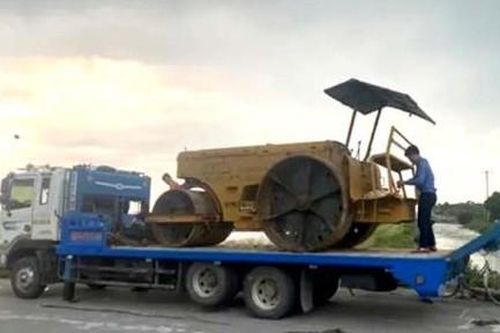Trộm xe lu ở Nghệ An rồi chuyển ra Hà Nội tiêu thụ