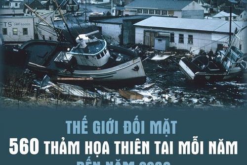 Thế giới sẽ đối mặt 560 thảm họa thiên tai mỗi năm