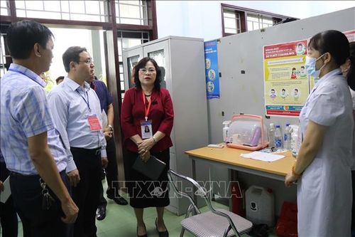 Bắc Ninh chú trọng bảo đảm sức khỏe cho cán bộ và thí sinh tại điểm thi