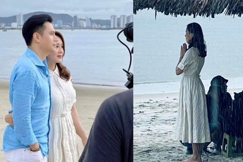 Phim của Hồng Diễm đóng chính 'gặp xui', dân tình share ảnh ôm ấp với Việt Anh 'giải hạn'