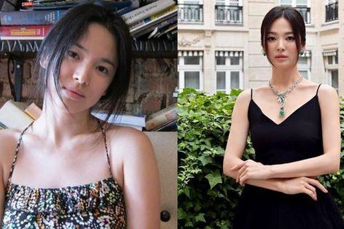 Song Hye Kyo mặc váy hai dây tôn 'bờ vai mắc áo'
