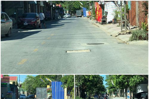 Một tuyến đường chưa bàn giao đã xuống cấp