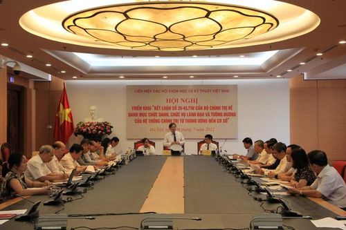 VUSTA góp nhiều ý kiến về Kết luận số 35-KL/TW của Bộ Chính trị
