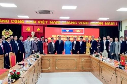 Đoàn đại biểu Bộ Công an Lào thăm và làm việc tại Học viện Chính trị CAND