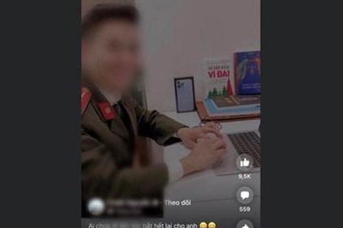 Xử phạt chủ quán cắt tóc mặc quần áo Công an đăng lên Facebook để khoe mẽ