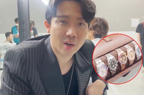 Choáng với màn unbox vali của Trấn Thành khi đi diễn: Đồng hồ tiền tỷ, sốc nhất là có nước mắm