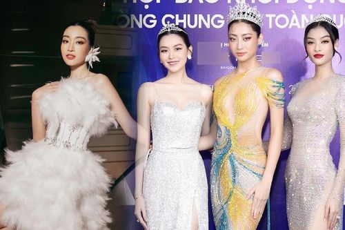 Dàn hậu đổ bộ thảm đỏ, Đỗ Mỹ Linh vắng mặt sau tin đồn kết hôn chủ tịch CLB Hà Nội