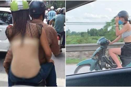 Hè đến, nhiều chị em ra đường với các loại trang phục gây khó hiểu và phản cảm
