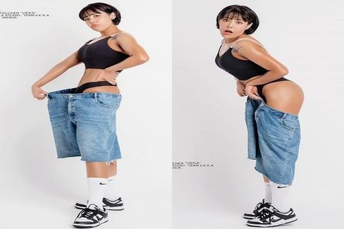 Cùng 1 chiếc quần, 'thánh ăn' Yang Soo Bin khoe khác biệt to lớn