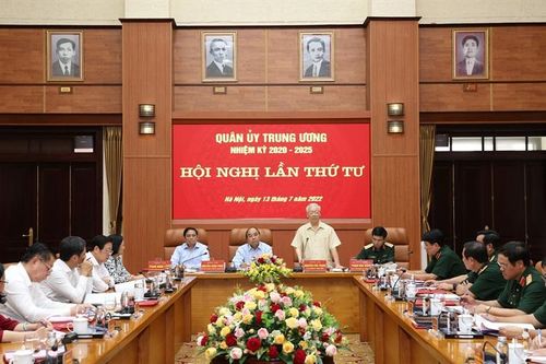Tổng Bí thư Nguyễn Phú Trọng chủ trì Hội nghị Quân ủy Trung ương