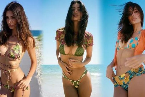 Emily Ratajkowski khoe đường cong 'đốt mắt' với bikini