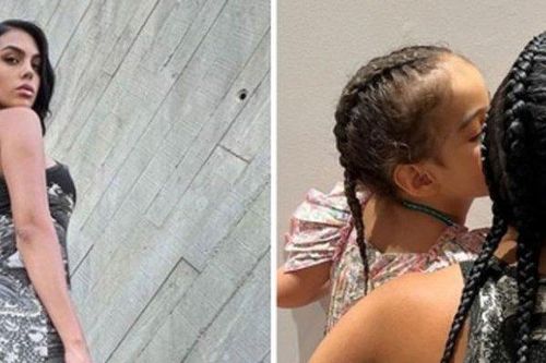 Georgina khoe dáng bốc lửa siêu cá tính