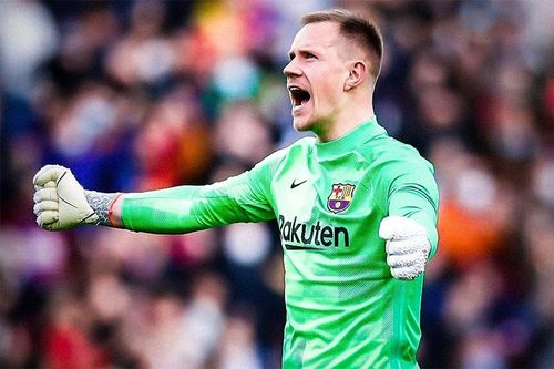 Thủ môn Ter Stegen kiến tạo ở trận hòa của Barca