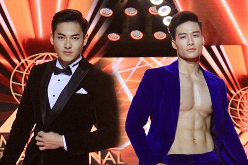 Nam vương Siêu quốc gia 2022 diện vest: Đại diện Việt Nam 'chơi lớn' để hở áo khoe body 6 múi