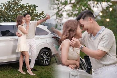 Mạnh Trường tung ảnh 'tình bể bình' bên bà xã