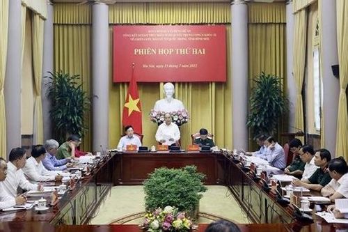 Xây dựng Đề án Tổng kết 10 năm thực hiện Chiến lược bảo vệ Tổ quốc trong tình hình mới